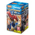 Blokees Transformers Galaxy Version 05 single packaging box displaying detailed artwork of red and blue robot characters in battle stance with official Transformers branding.