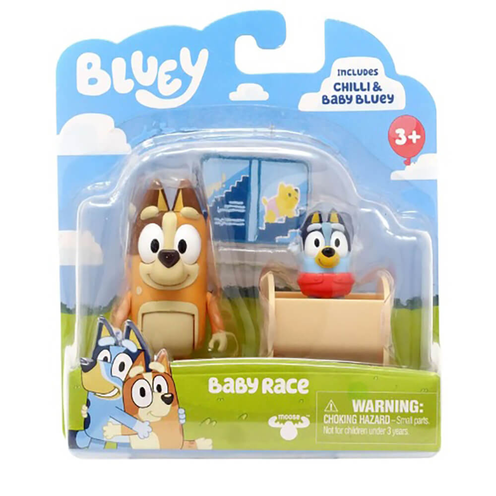 Bluey Baby Race Story Mini Figure 2-Pack