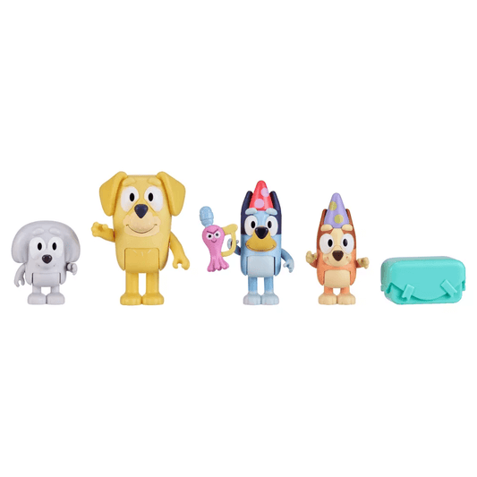 Bluey Series 9 Pass the Parcel Figure 4-Pack – Maziply Toys