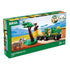 BRIO Safari Railway Set front package shows green train, zebra, and monkey play feature with tree and yellow block, designed for children ages 3 and up with colorful savanna scene.