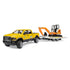 Bruder Pro Series RAM Rental Service with Mini Excavator 1:16 Scale Vehicle