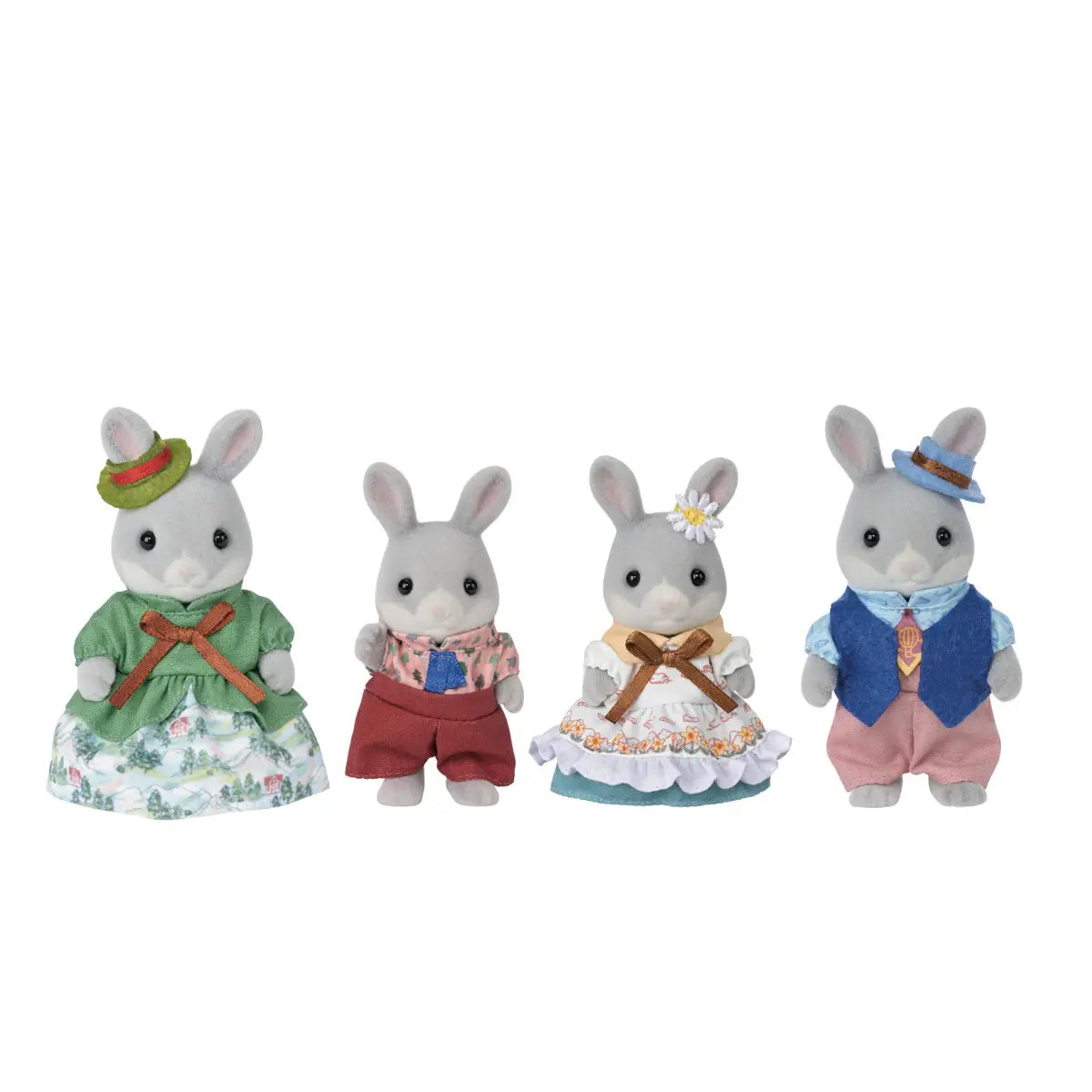 Cunico Rabbit Calico Critters Cottontail Rabbit Family Set – Maziply Toys