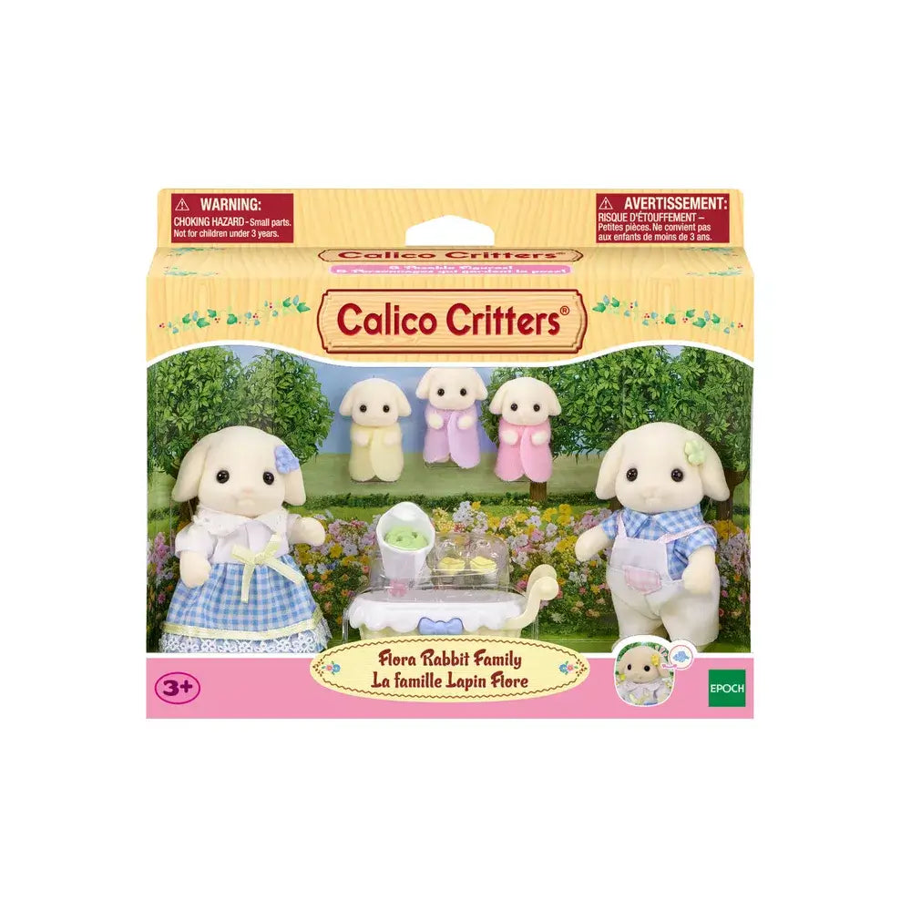 Calico Critters Flora Rabbit Family