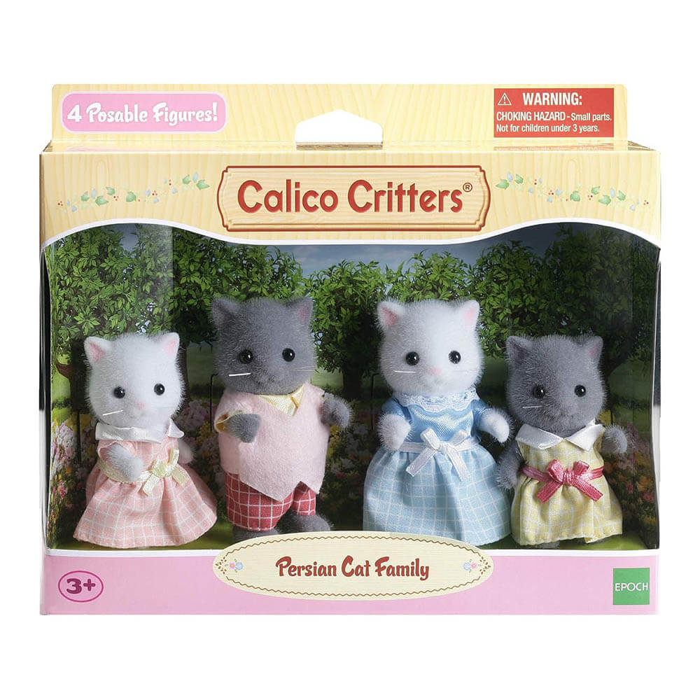 Calico Critters Persian Cat Family Doll Set Packaging