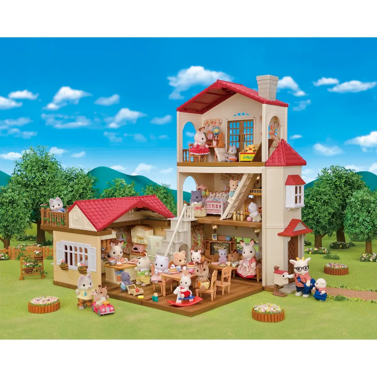 Calico Critters Red Roof Country Home Gift Set