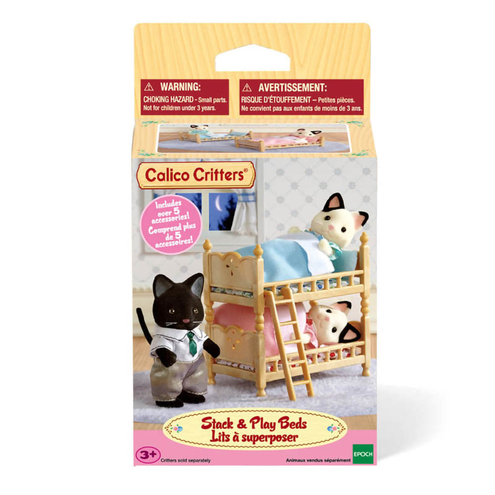 Calico Critters Stack and Play Beds Furniture Set Packaging