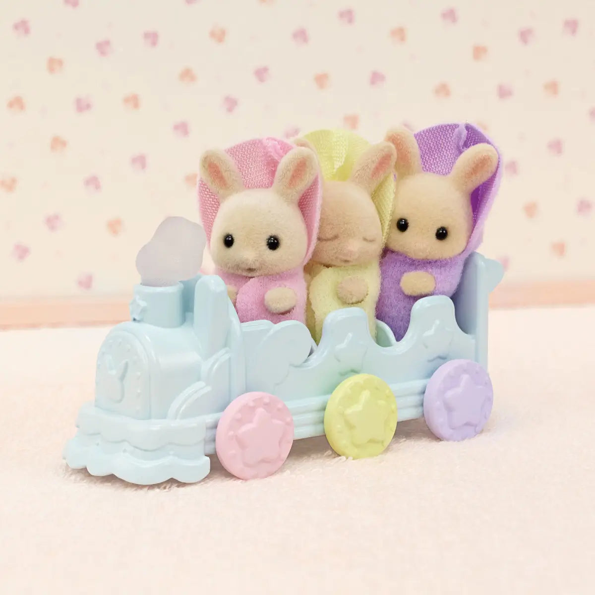 Calico Critters Triplets Baby Bathtime Set