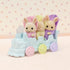 Calico Critters Triplets Baby Bathtime Set