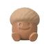 Calico Critters Woodland Wonder accessory is a tan molded acorn character with a rounded textured cap, smiling face, and oval feet, shown alone on a white background.