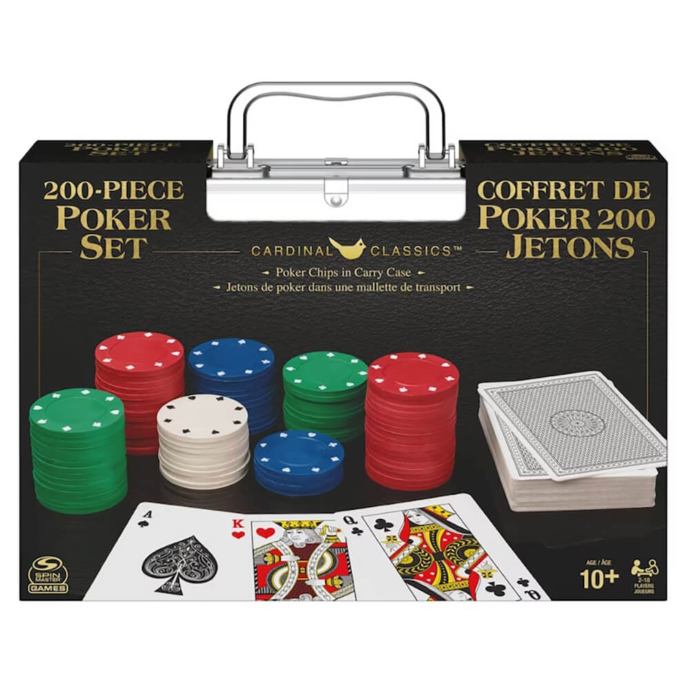 Cardinal Classics 200-Piece Aluminum Case Poker Set