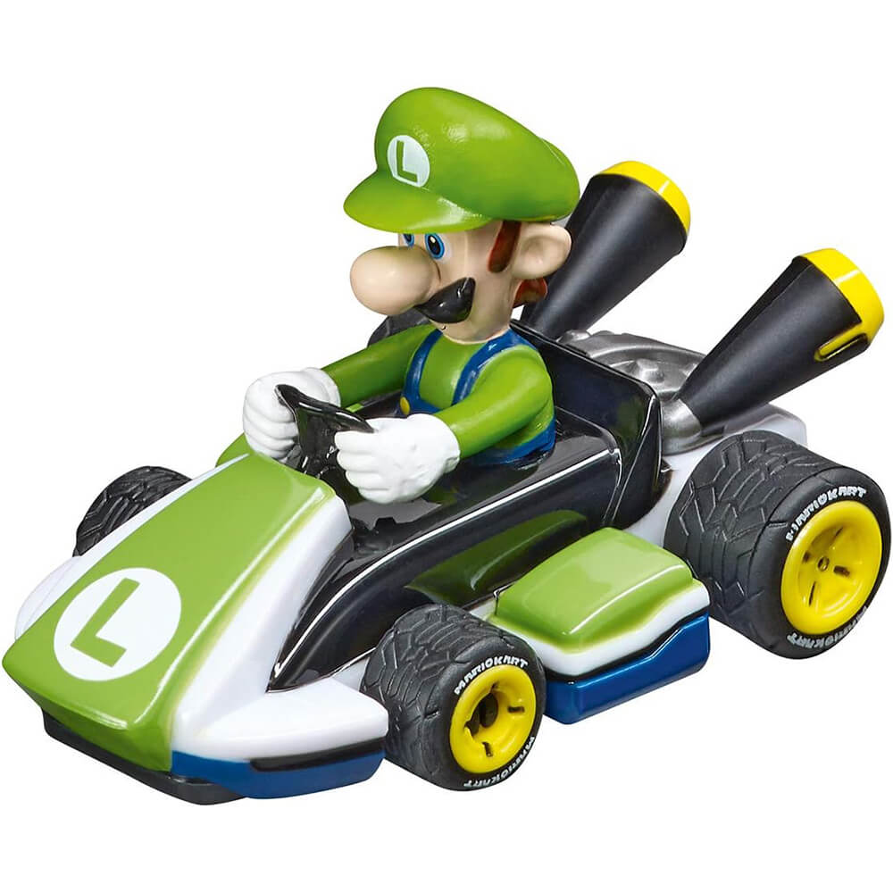 Luigi from the Carrera FIRST Mario Kart Mario vs Luigi 1:50 Scale Slot Car Racing Set