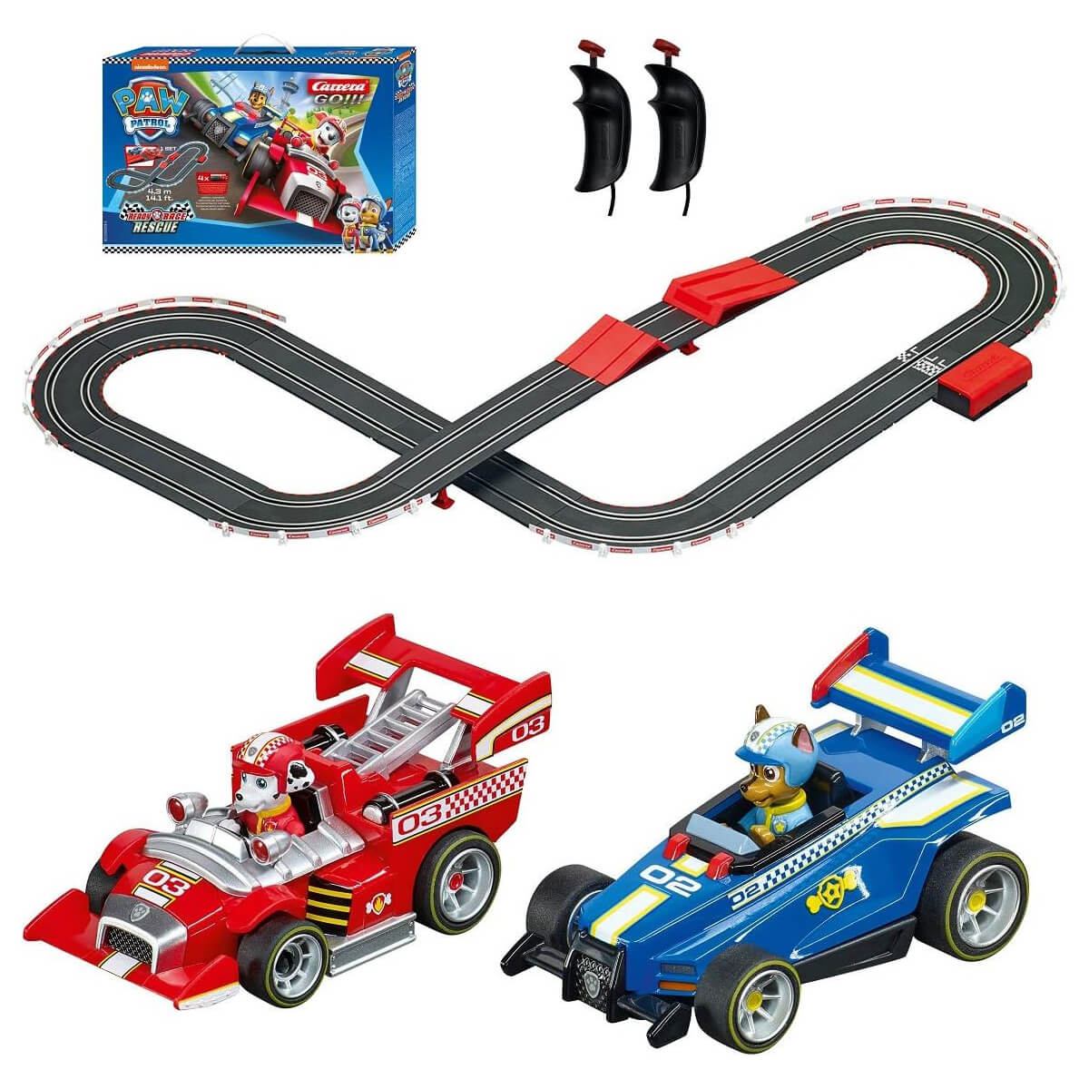 Carrera GO!!! PAW Patrol Ready Race Rescue Slot Car Set