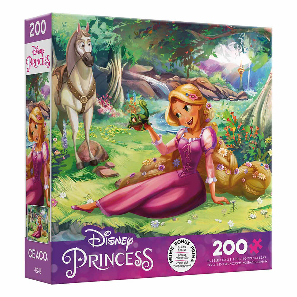 Ceaco Disney Princess Rapunzel and Pascal 200 Piece Jigsaw Puzzle