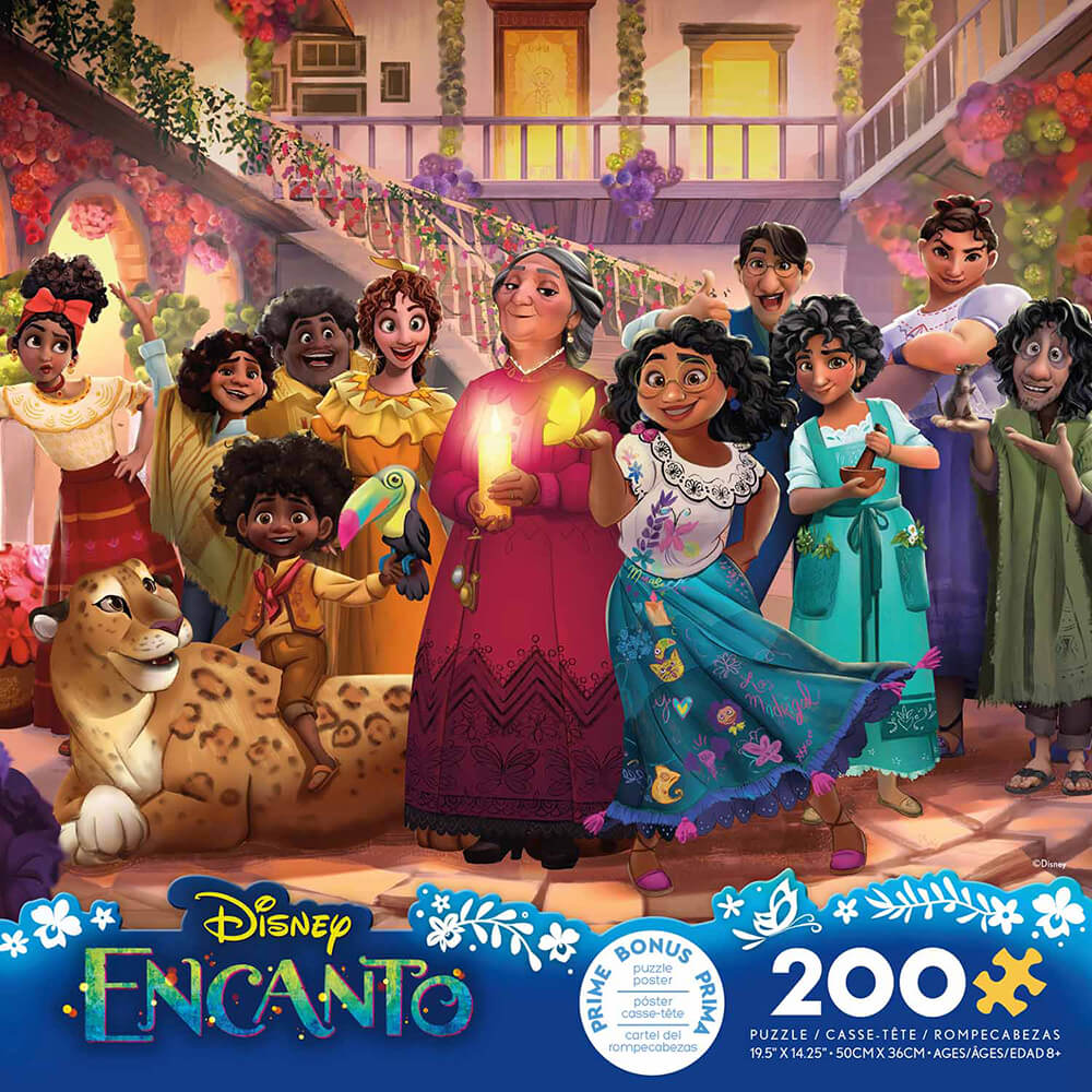 Disney Doorables Encanto Collezione Peek, Set Da 9 Figure Con Occhi Glitterati, Giocattolo Per Bambini 5+