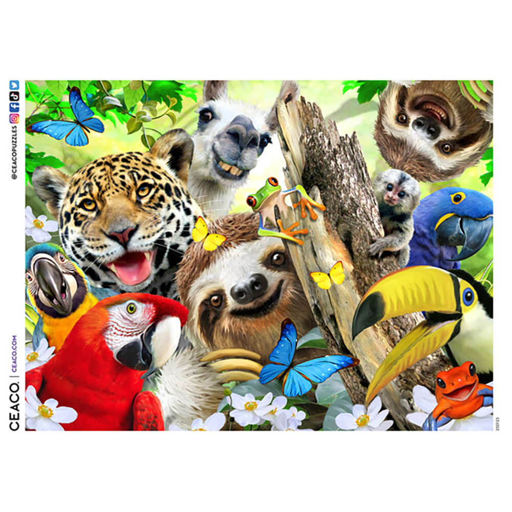 Ceaco Sloth and Friends Selfies 500 Piece Jigsaw Puzzle