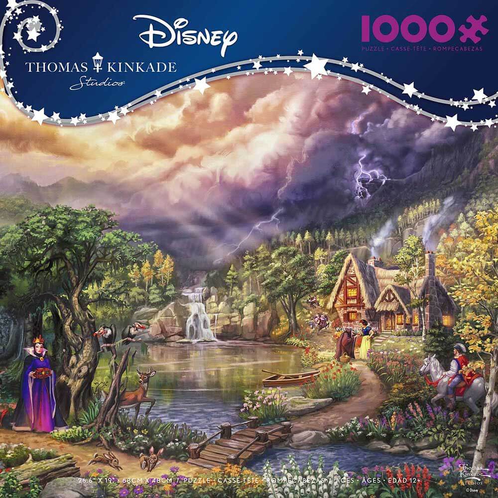 Ceaco Thomas Kinkade Disney Evil Queen 1000 Piece Jigsaw Puzzle