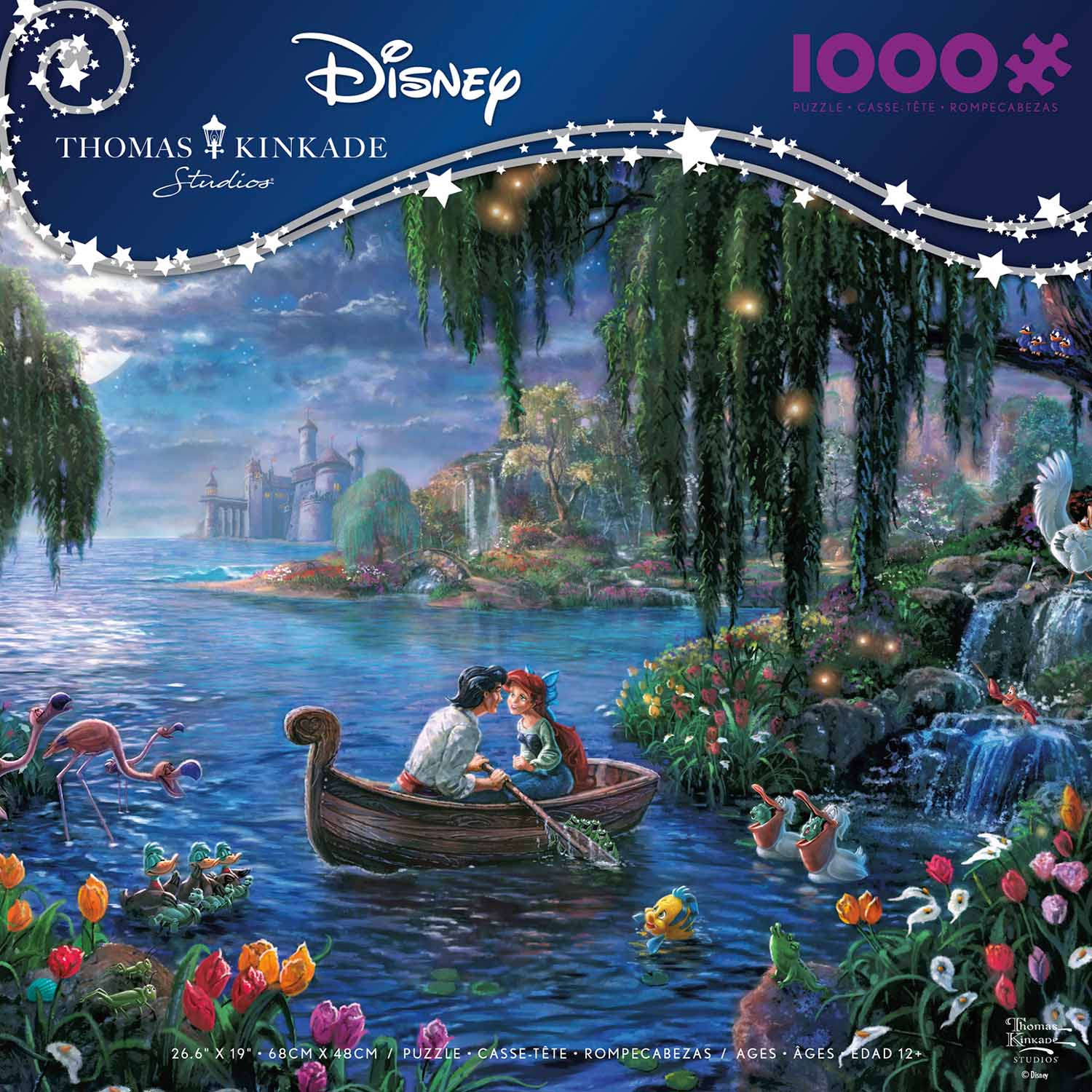 Ceaco Thomas Kinkade Disney's The Little Mermaid II 1000 Piece Jigsaw Puzzle