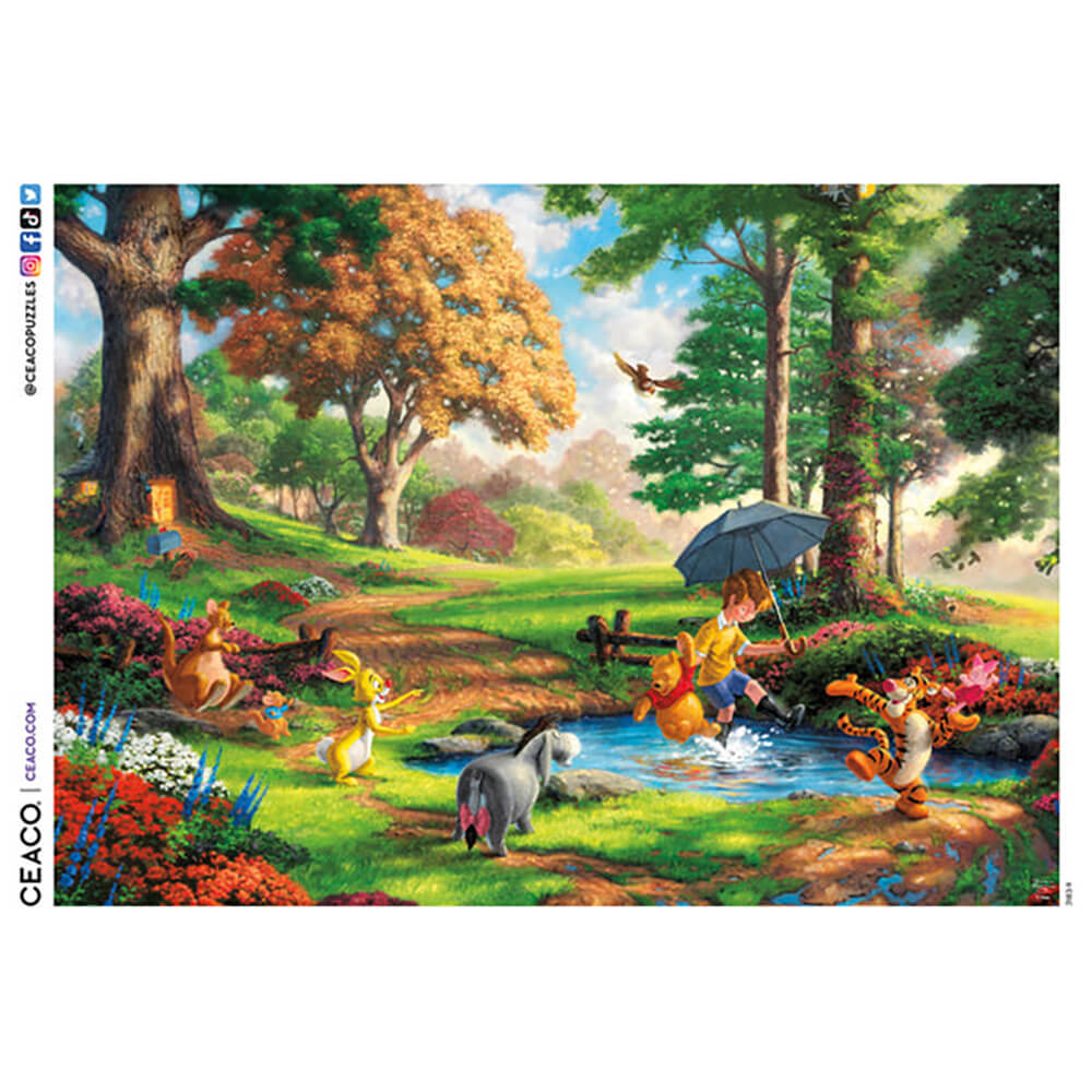 Ceaco Thomas Kinkade Disney's Winnie the Pooh 1000 Piece Jigsaw Puzzle