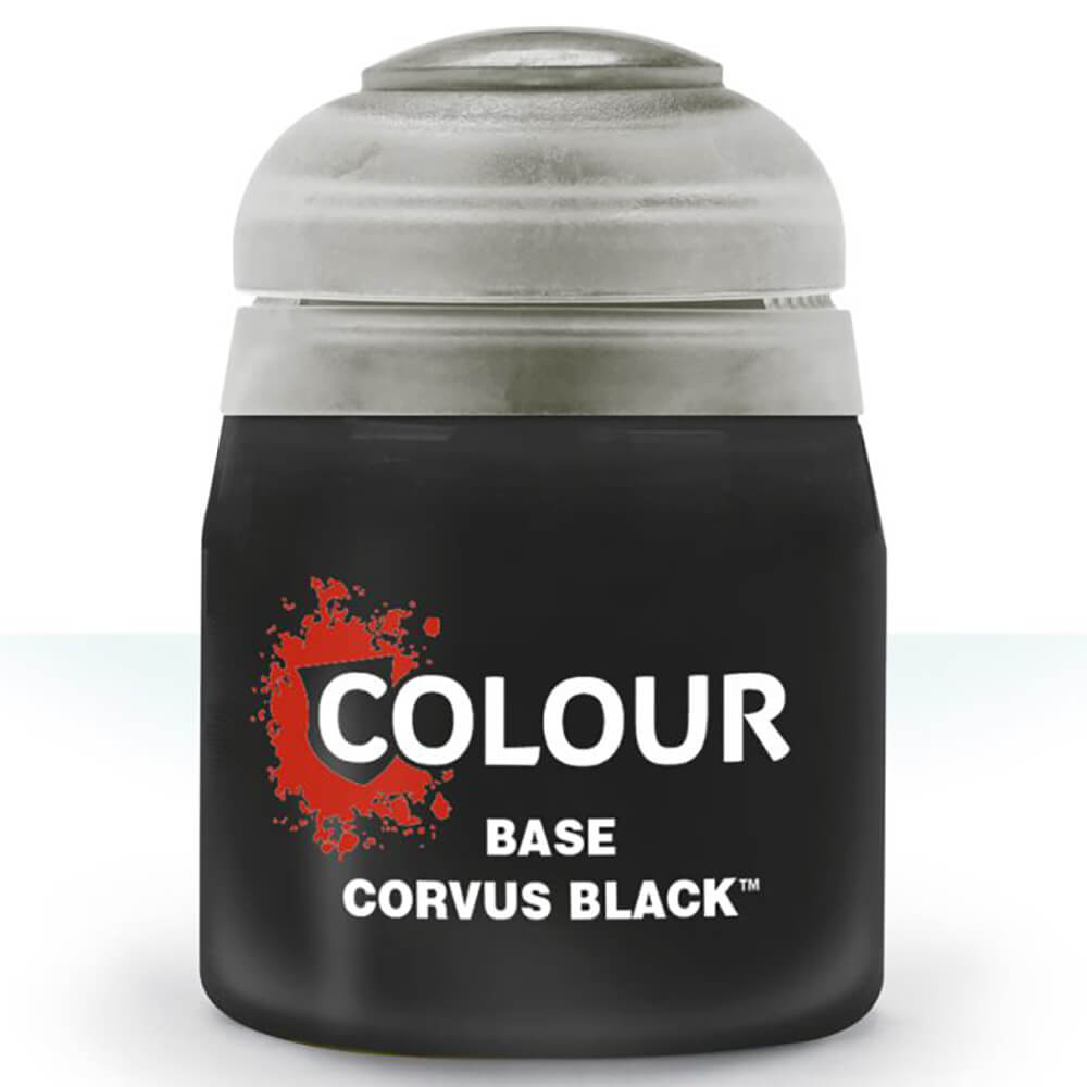 Citadel Base Paint Corvus Black (12ml)