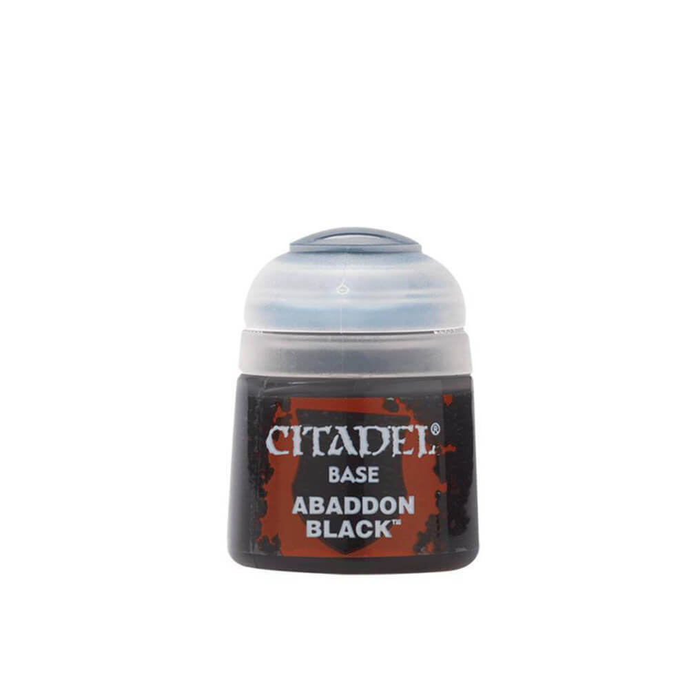 Citadel Colour Abaddon Black Base Paint (12ml)
