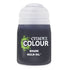 Citadel Nuln Oil shade paint in deep charcoal black liquid inside a smooth plastic pot with a clear flip-top lid, cylindrical form for adding shadows and depth to tabletop miniatures.