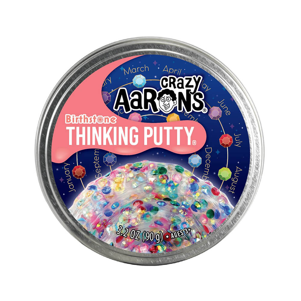 Crazy Aaron's Trendsetters Birthstone Thinking Putty 4" Tin