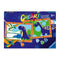 Ravensburger CreArt dinosaur painting by numbers kit box features two colorful artworks: one with smiling dinosaurs together and one with pterosaur flying over a lake.