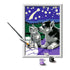 CreArt “Moonlight Friends” kit showing framed artwork of kitten and puppy under starry sky, with paintbrush and color pots included for easy painting fun.