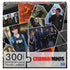 Criminal Minds 300 piece puzzle box with multicolor printed cardboard surface, rectangular form, featuring collage of TV series characters and FBI scenes, designed as jigsaw puzzle product packaging on white background.