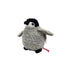 Cuddle Zoo baby penguin plush features fluffy grey fabric, small flipper-shaped wings, and a rounded form, shown at an angled view to highlight its soft textures and gentle stitched facial features. Designed to highlight its soft materials and child-friendly shape.