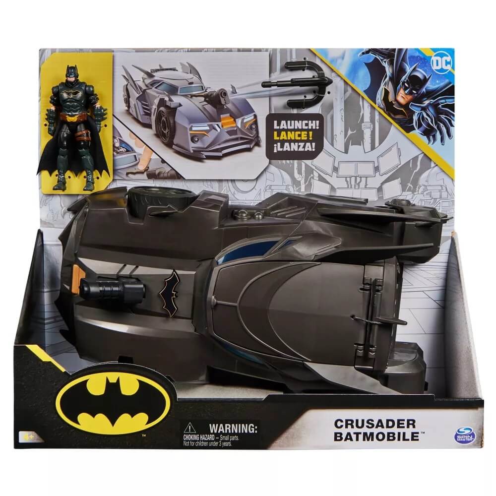 Crusader Batmobile Playset with Exclusive 4-Inch Batman Figure