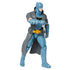 DC Comics Steampunk Batman 12-inch action figure, highly poseable, featuring blue armor with black bat emblem, yellow utility belt, and long gray trench coat.