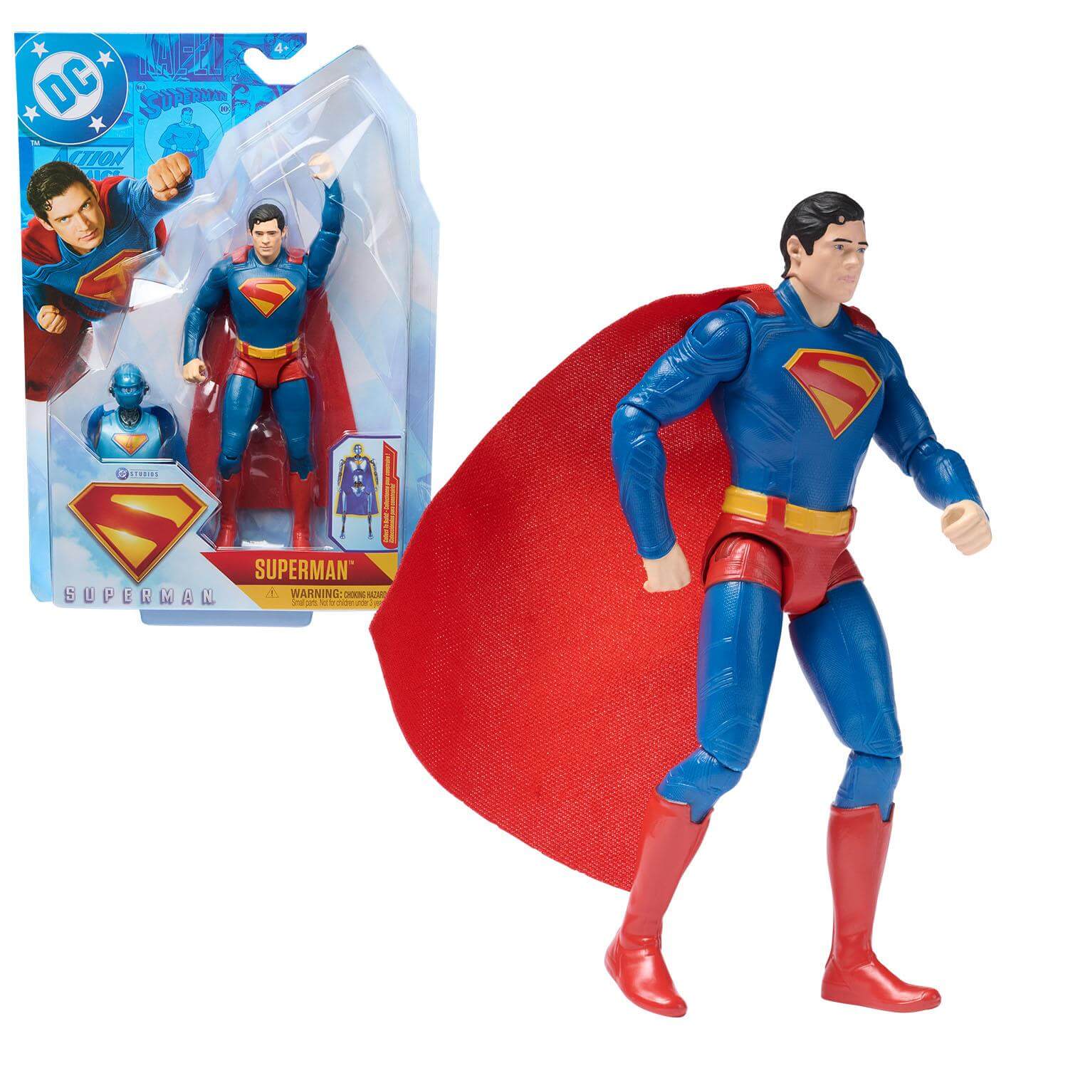 DC Studios Superman Movie Power Up Superman 6-Inch Action Figure