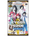 Front of a Digimon Card Game BT-22 Cyber Eden English version booster pack, featuring anime-style characters in colorful futuristic outfits, labeled for ages 6 and up, containing 12 collectible trading cards.