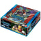 Digimon Card Game EX-09 Versus Monsters booster box in English version features a dynamic armored Digimon on the lid, contains 24 packs with 12 cards each, and includes 79 card types in total with 1 promotional pack per box.