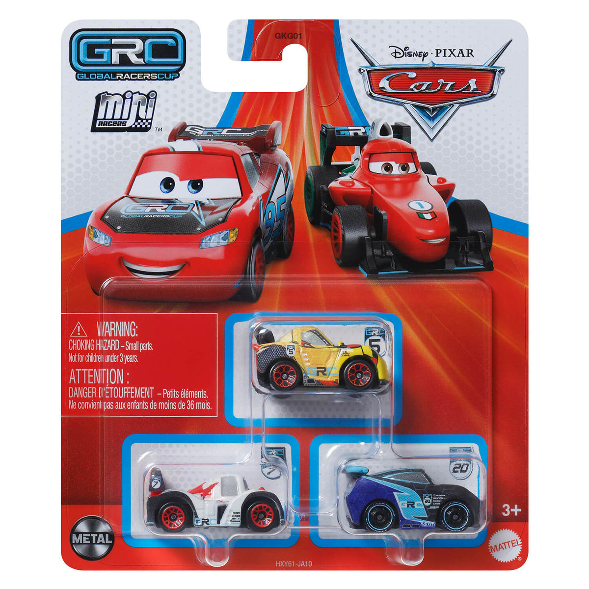Disney And Pixar Cars Mini Racers 3-Pack (Jackson Storm, Miguel Camino ...