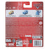 Back of retail packaging for Disney and Pixar Cars mini racers showing product details and images of Dinoco Cruz Ramirez, Lightning McQueen, and Rotor Turbosky toys.