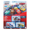 Front packaging of Disney and Pixar Cars mini racers set featuring Raoul ÇaRoule, Max Schnell, and Cruz Ramirez with GRC branding, shown in a clear red blister pack.