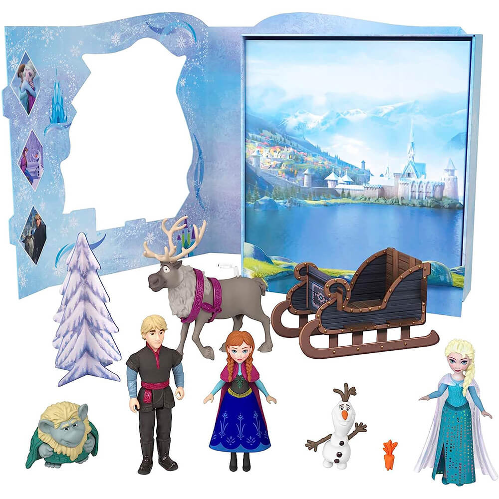 Disney Frozen Frozen Classic Storybook Set inside of packaging and all the characters