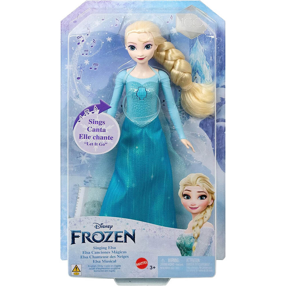 Disney Frozen Singing Elsa Doll Packaging