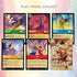 Disney Lorcana TCG Fabled booster card assortment showing Max Goof, Maleficent, Mulan, Minnie Mouse, Izzy, and Mickey Mouse with colorful fantasy-themed card designs for play and collection.