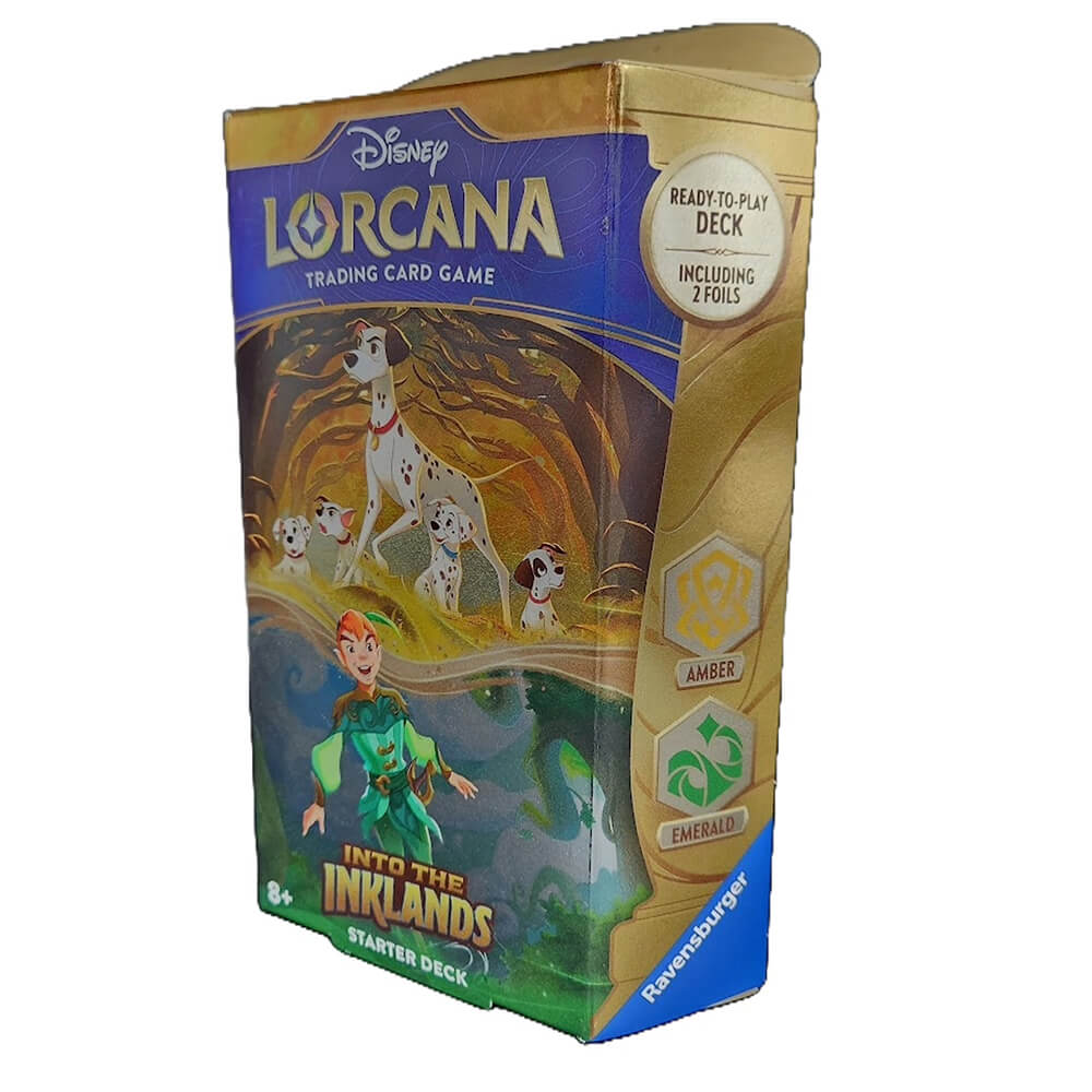 Disney Lorcana TCG Into the Inklands Amber and Emerald Starter Deck Maziply Toys Disney Lorcana TCG Into the Inklands Amber and Emerald Starter Deck Maziply Toys