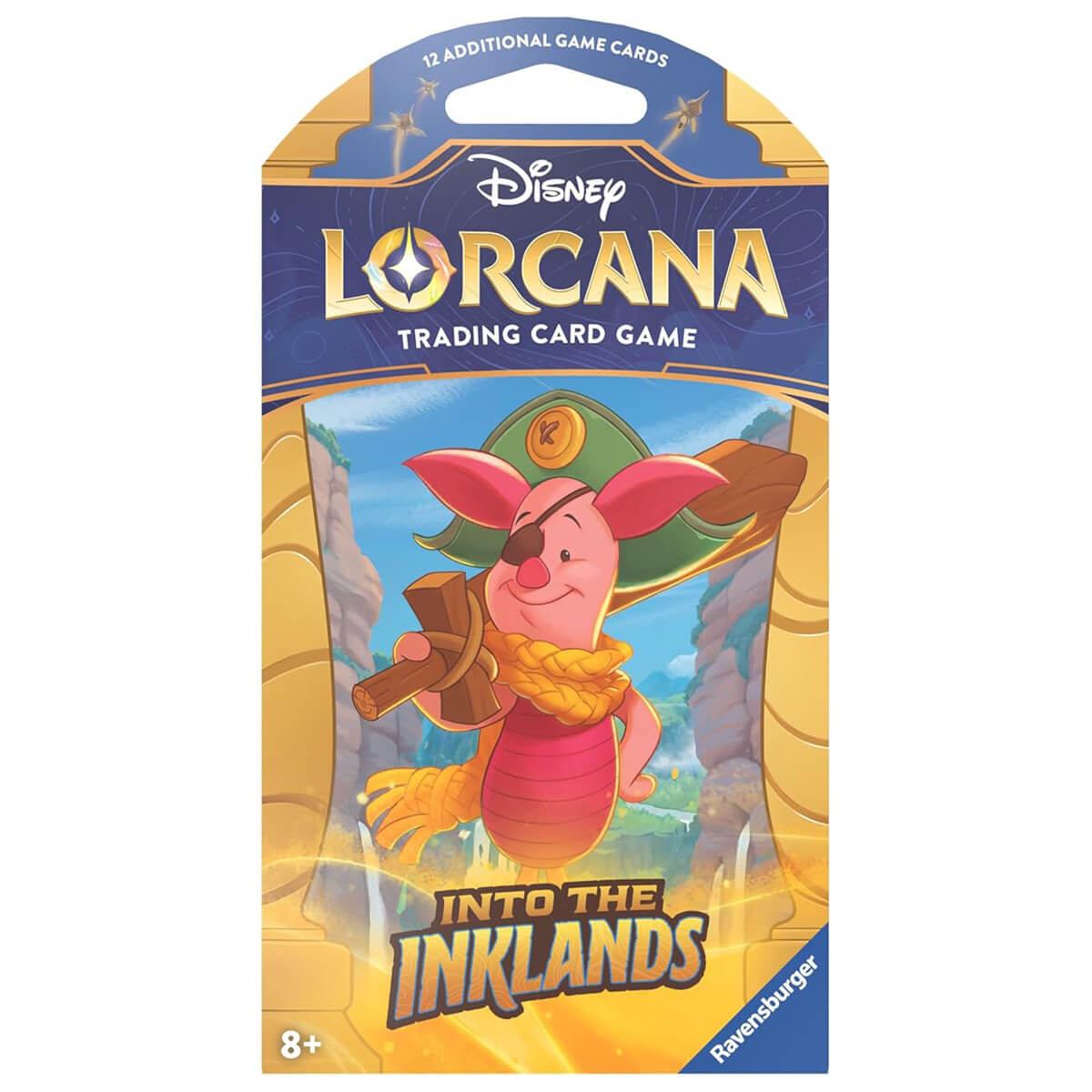 Disney Lorcana TCG Into the Inklands Sleeved Booster Pack (12 Cards) piglet pack