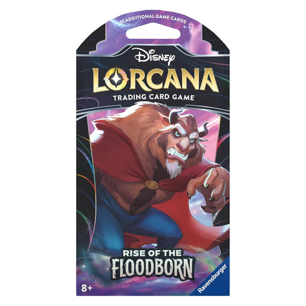 lorcana beast cards Disney Lorcana TCG Rise of the Floodborn Sleeved Booster Pack (12 Card – Maziply Toys