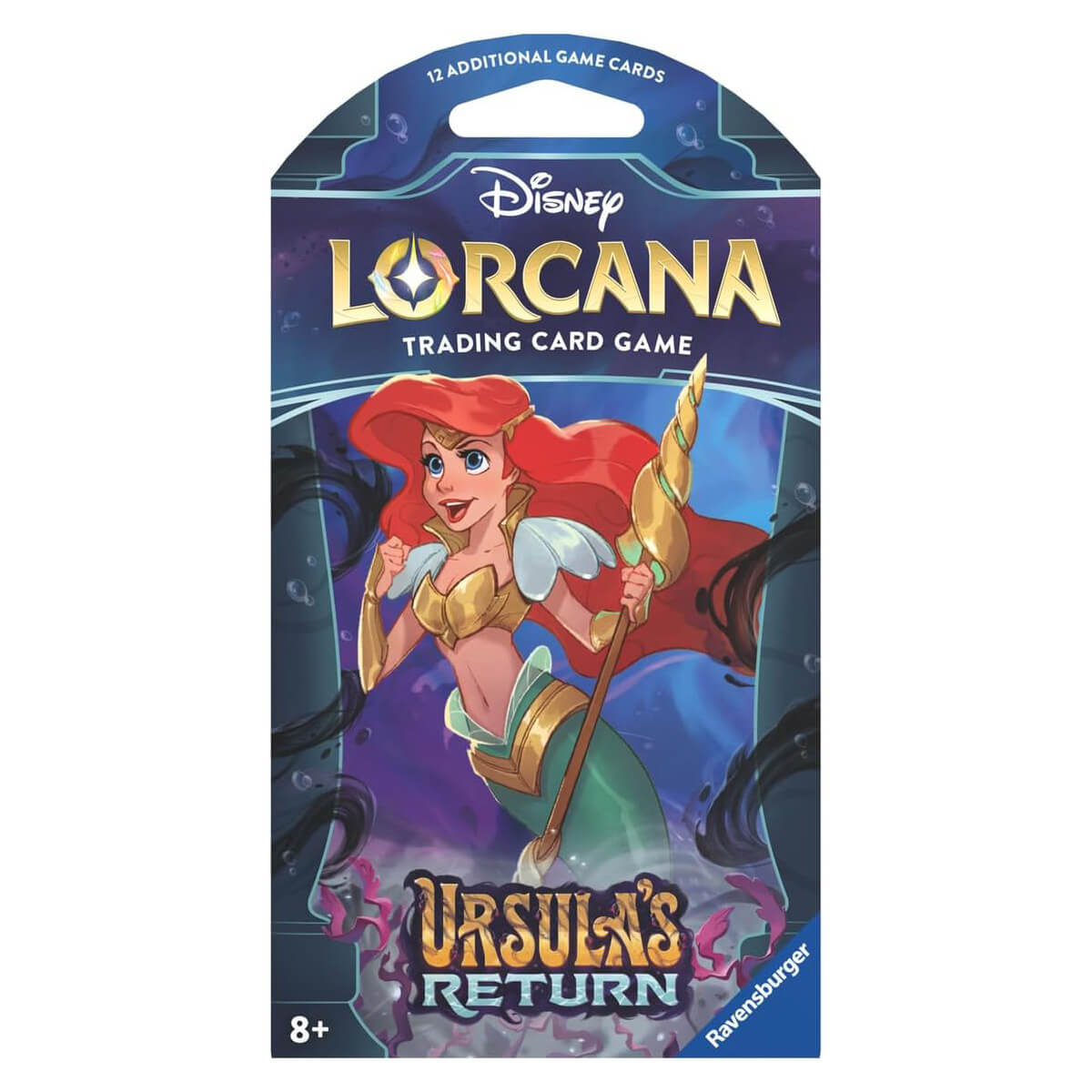 Disney Lorcana TCG Ursula's Return Sleeved Booster Pack (12 Cards) Ariel Pack