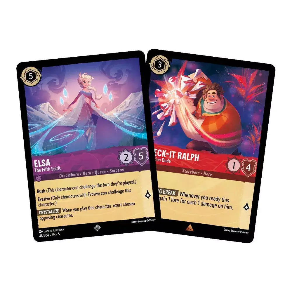 Disney Lorcnana Trading Card Game Shimmering Skies Starter Deck Elsa a Maziply Toys Disney Lorcnana Trading Card Game Shimmering Skies Starter Deck Elsa a Maziply Toys