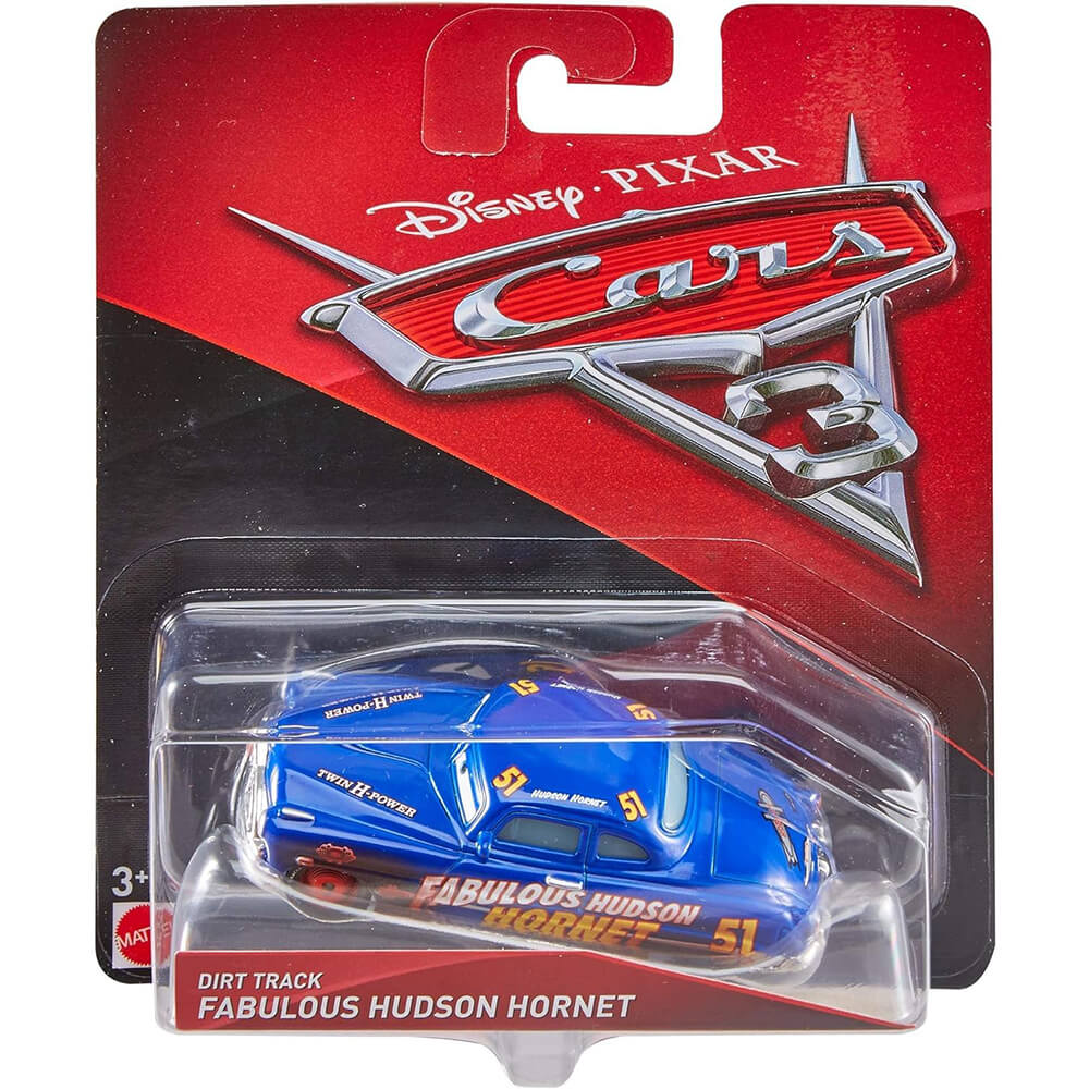 Disney Pixar Cars Dirt Track Fabulous Hudson Hornet Vehicle