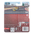 Back of Disney Pixar Cars GRC 51 Cruz Ramirez packaging with race track backdrop, product details, recycling icons, and small image of yellow race car diecast model in Global Racers Cup theme.