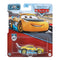 Disney Pixar Cars GRC 51 Cruz Ramirez diecast car in yellow with blue racing graphics, number 51, and detailed artwork, packaged in clear blister with Global Racers Cup track design card.