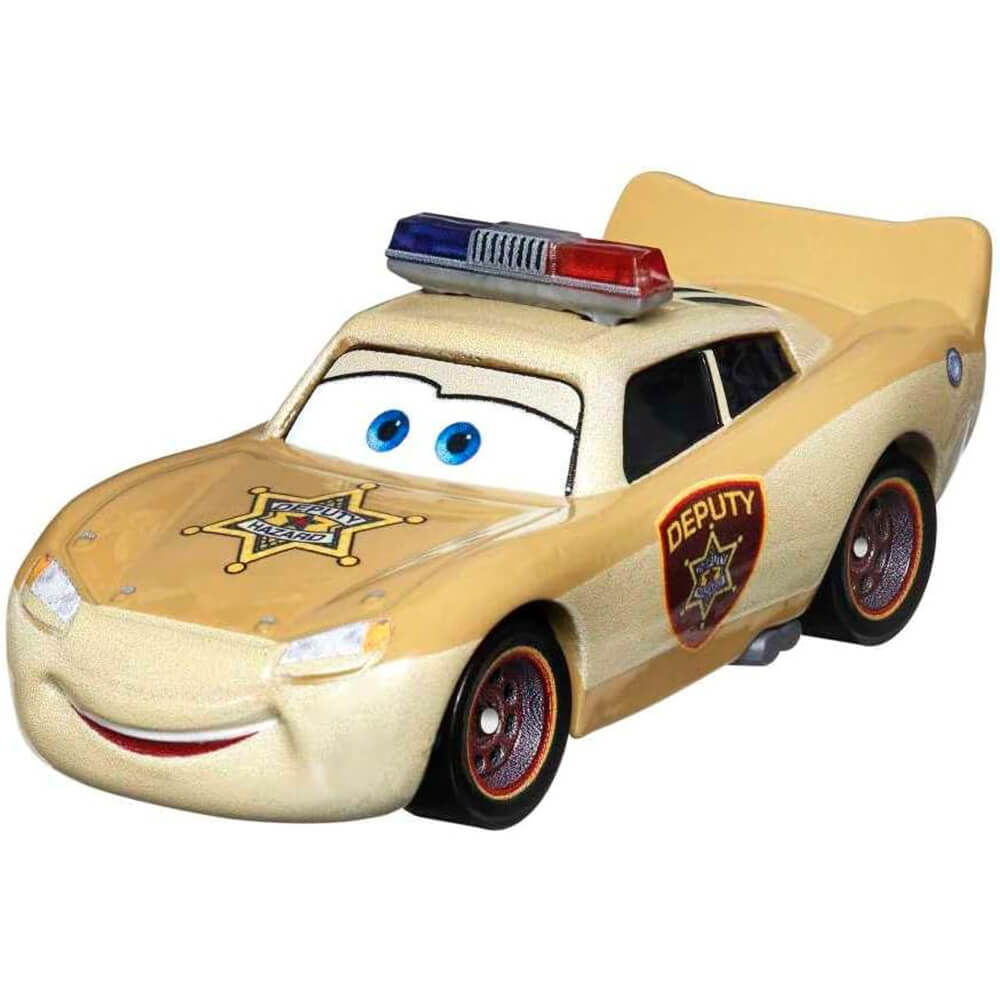 Disney Pixar Cars Lightning McQueen Deputy Hazard 1:55 Scale Diecast Vehicle